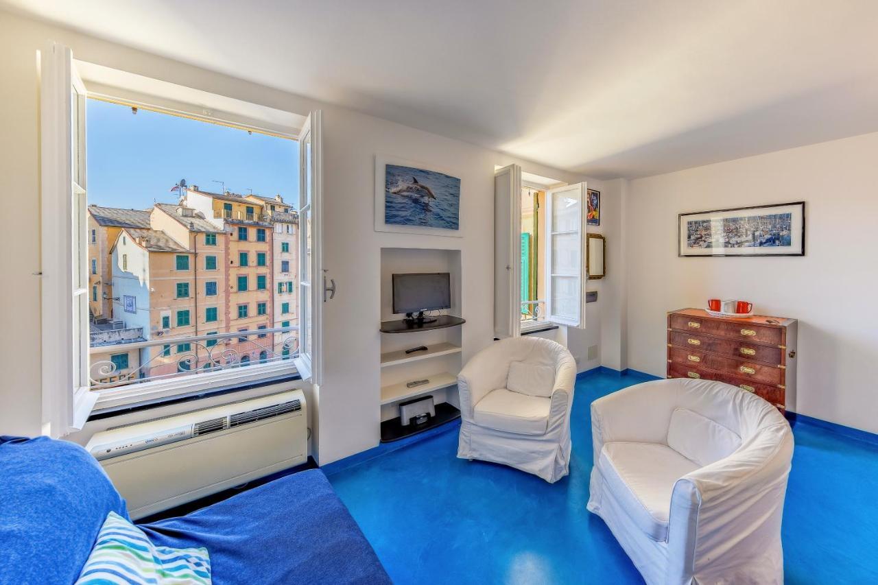 Apartmán Casa Marina Relax Con Vista Sul Mare Camogli Exteriér fotografie