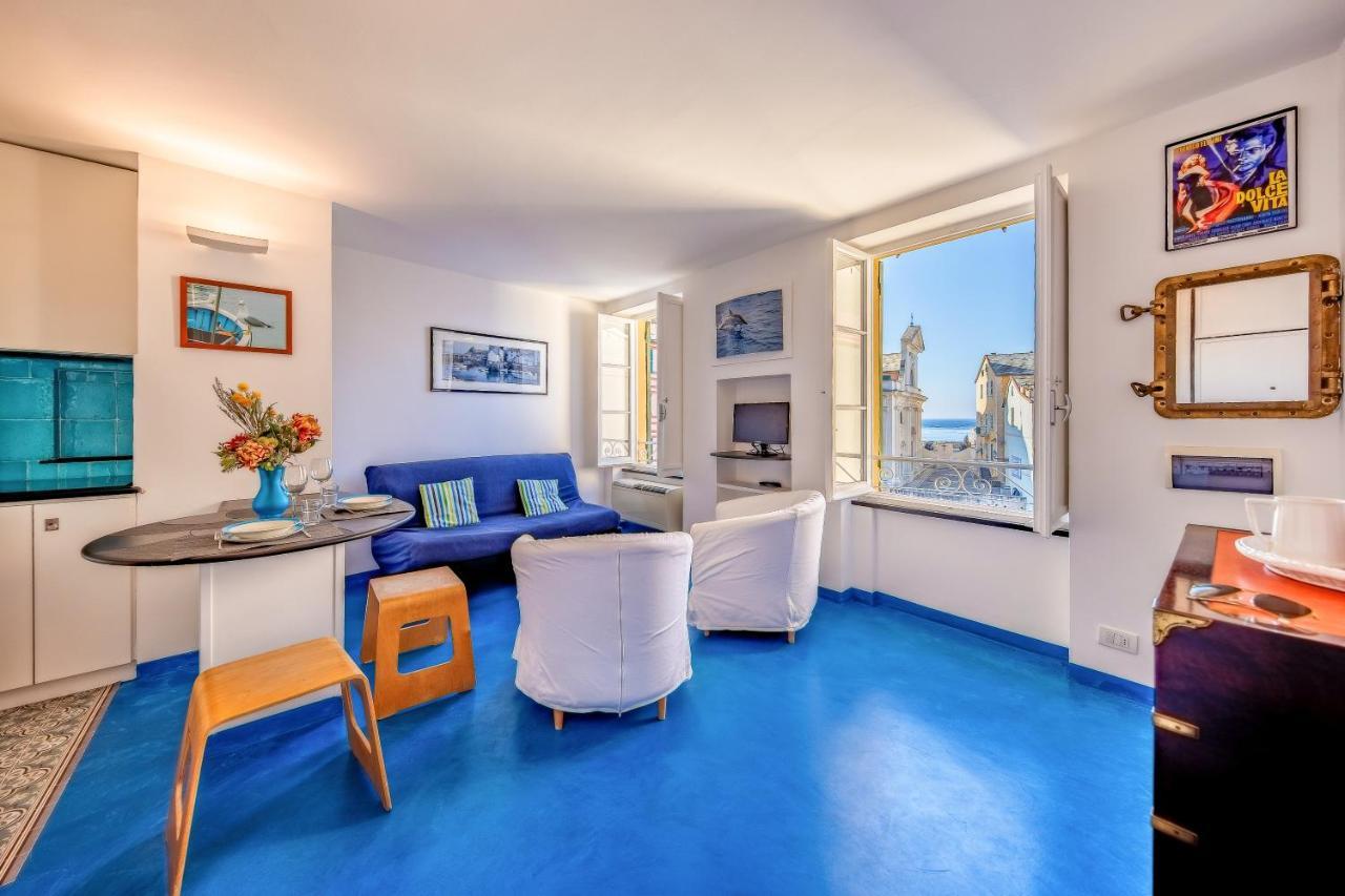 Apartmán Casa Marina Relax Con Vista Sul Mare Camogli Exteriér fotografie