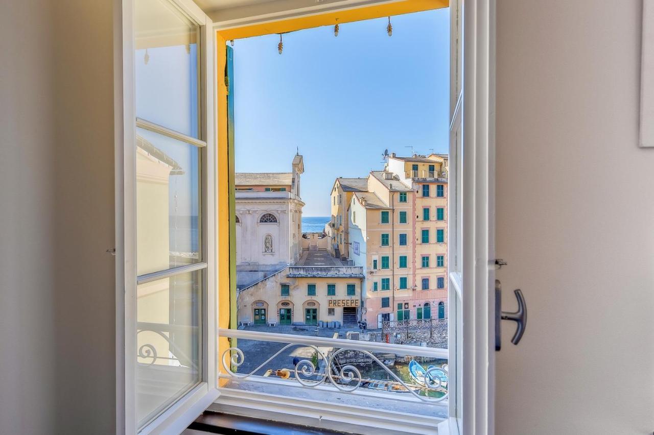 Apartmán Casa Marina Relax Con Vista Sul Mare Camogli Exteriér fotografie