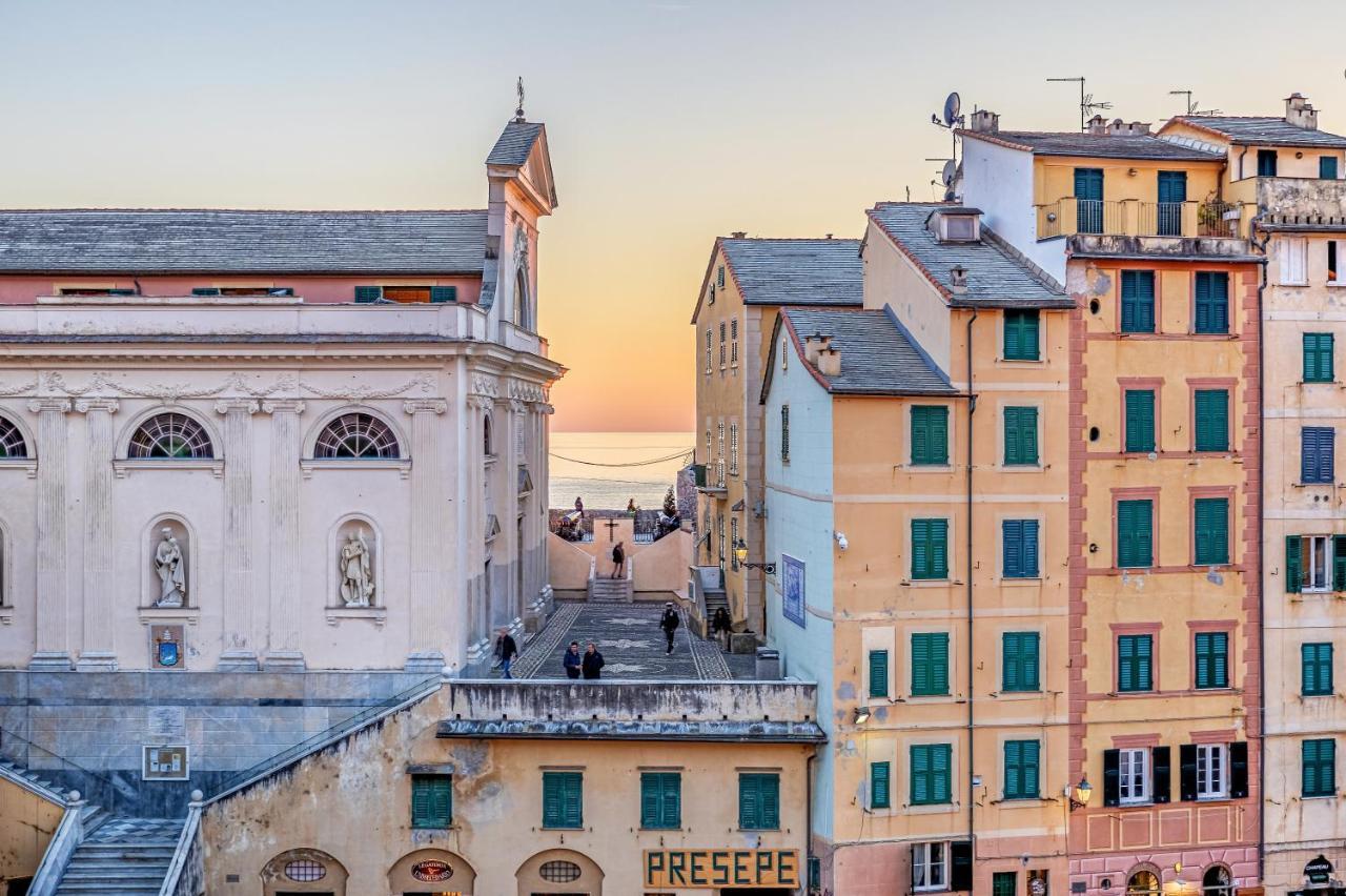 Apartmán Casa Marina Relax Con Vista Sul Mare Camogli Exteriér fotografie