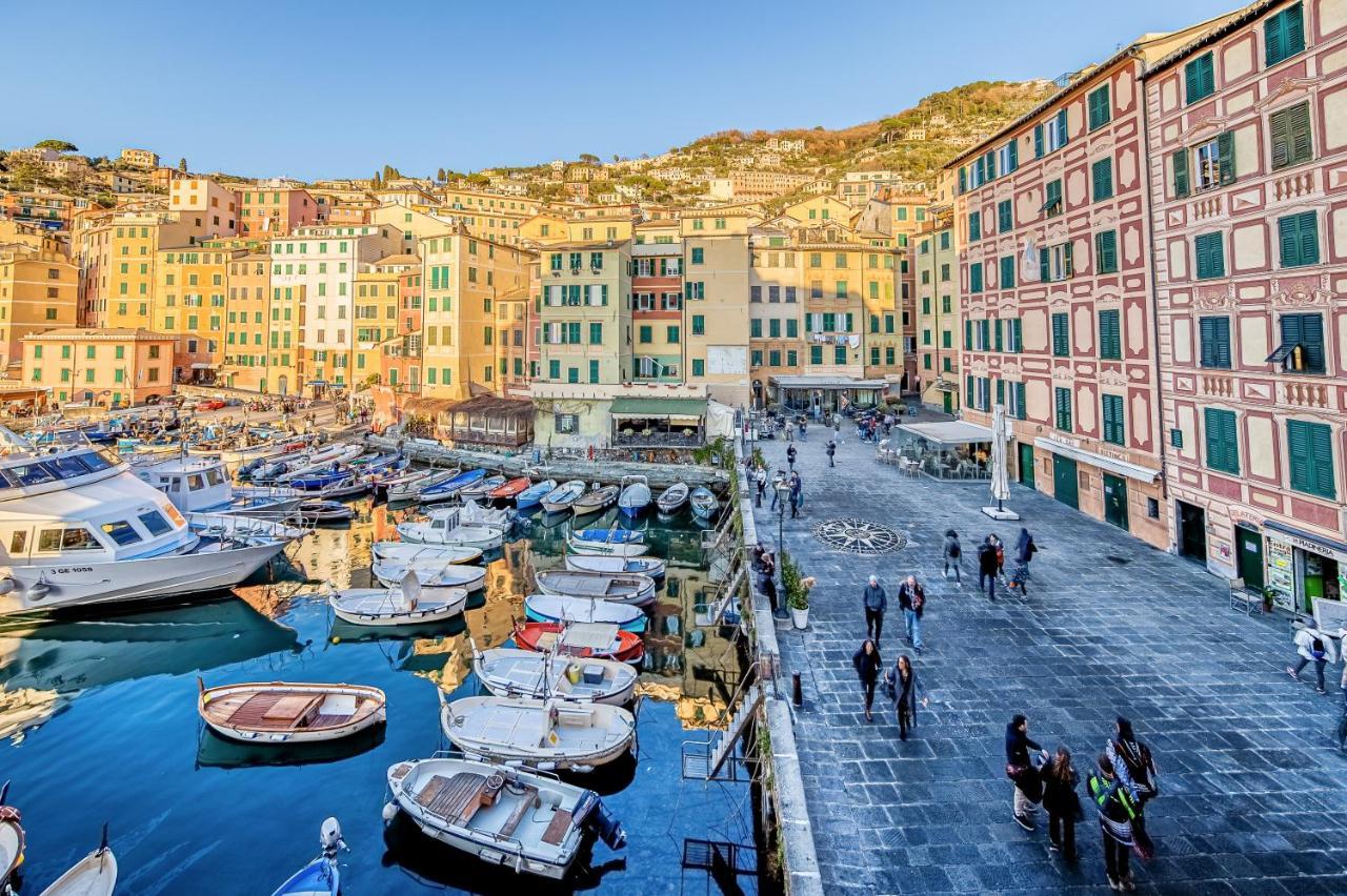 Apartmán Casa Marina Relax Con Vista Sul Mare Camogli Exteriér fotografie