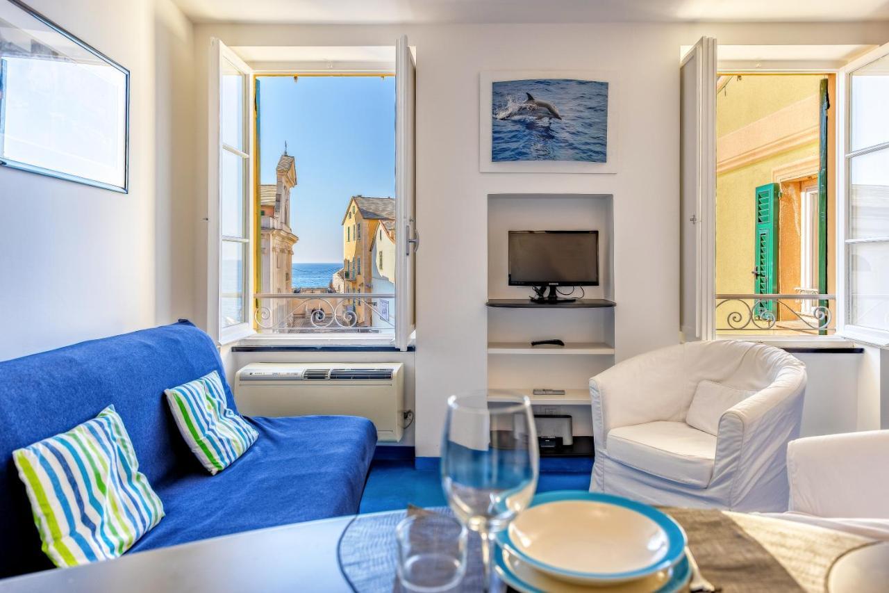 Apartmán Casa Marina Relax Con Vista Sul Mare Camogli Exteriér fotografie