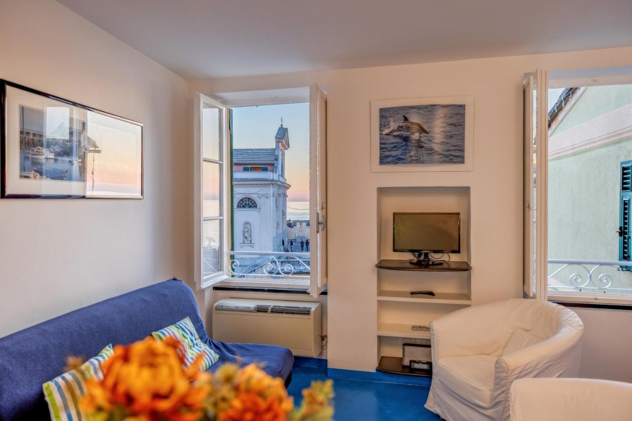 Apartmán Casa Marina Relax Con Vista Sul Mare Camogli Exteriér fotografie