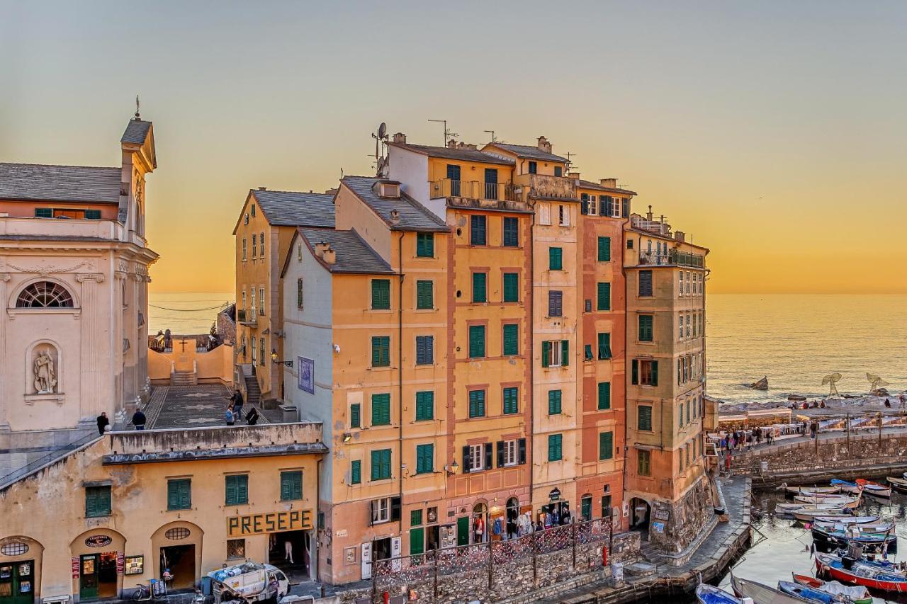 Apartmán Casa Marina Relax Con Vista Sul Mare Camogli Exteriér fotografie