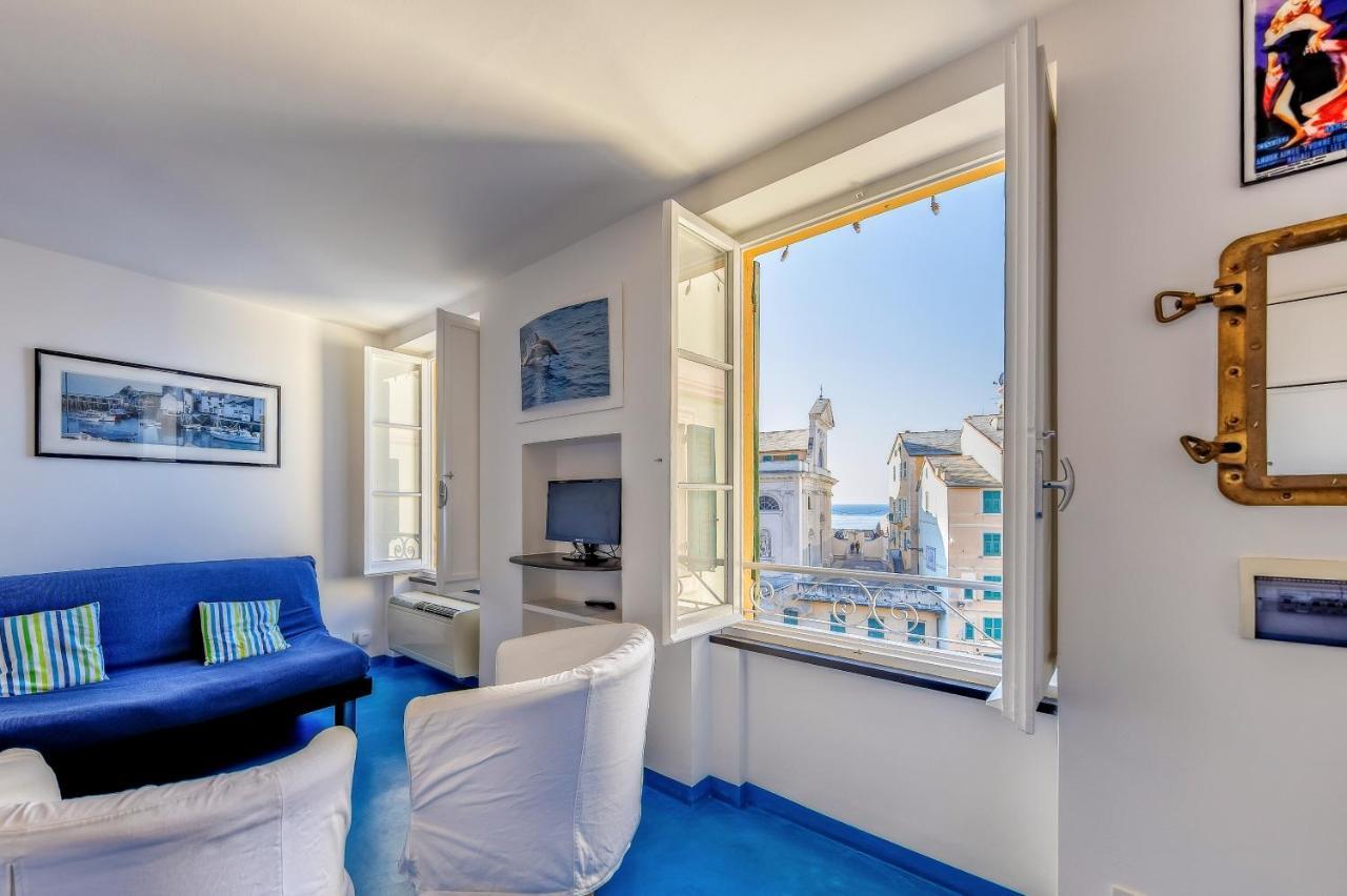 Apartmán Casa Marina Relax Con Vista Sul Mare Camogli Exteriér fotografie