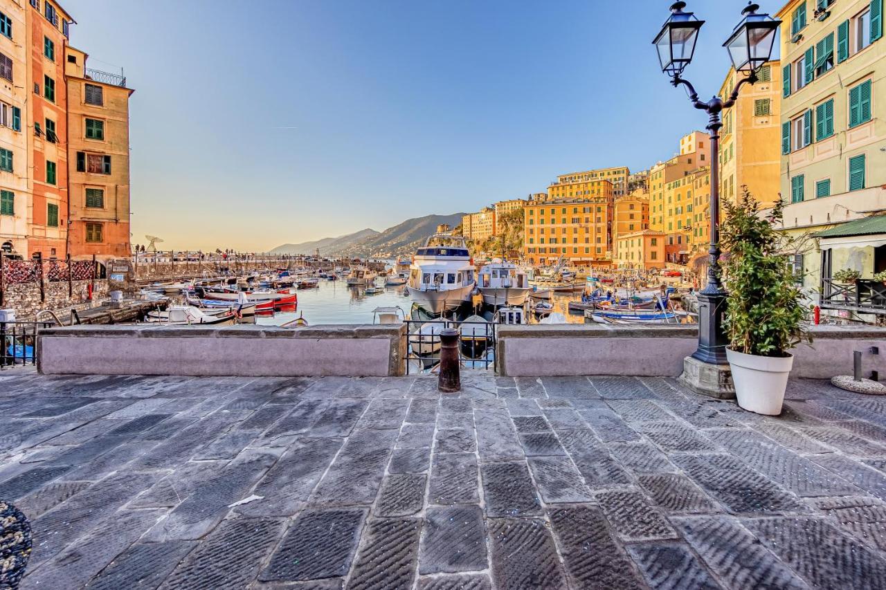 Apartmán Casa Marina Relax Con Vista Sul Mare Camogli Exteriér fotografie